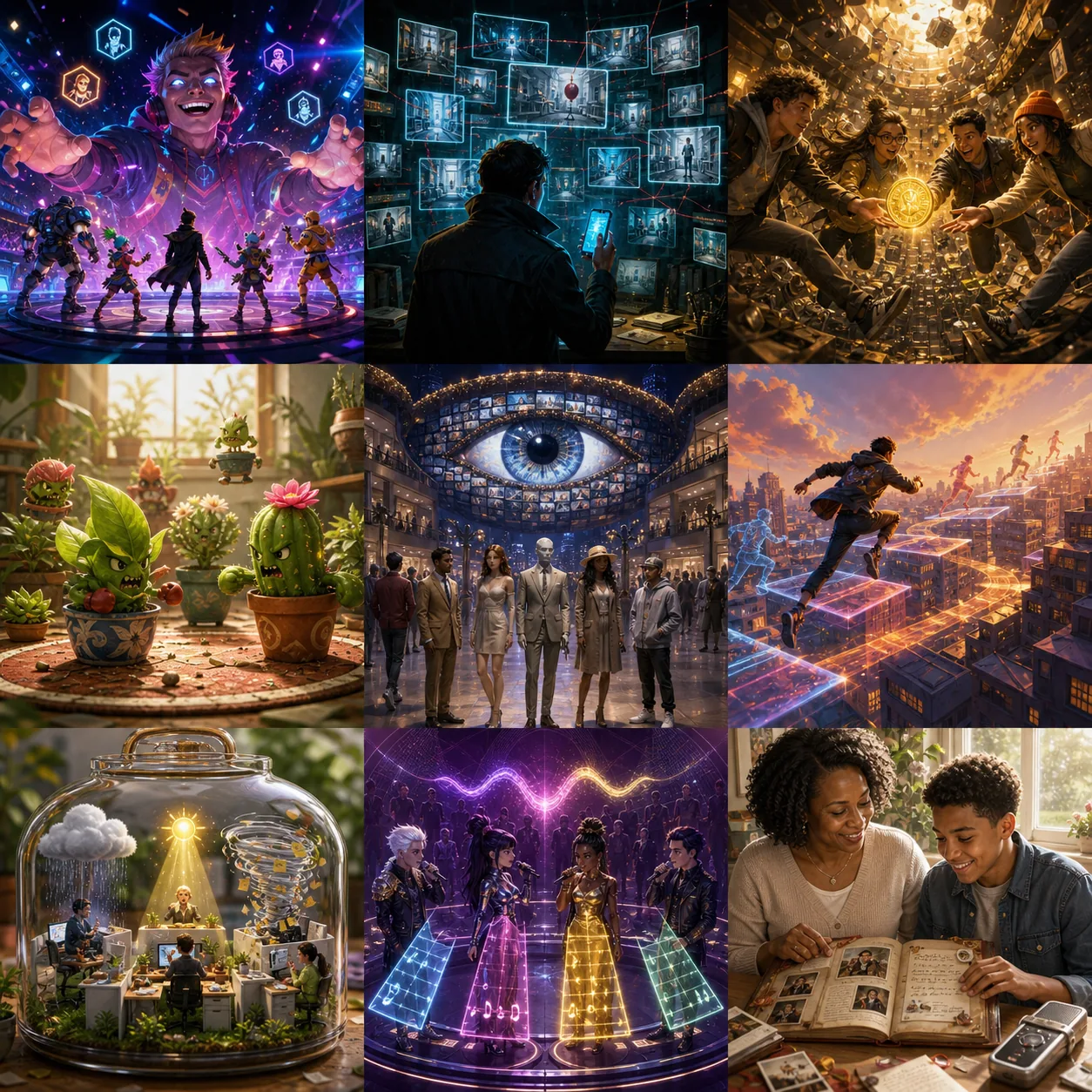A collection of original visual studies from Nicole's Build Studio